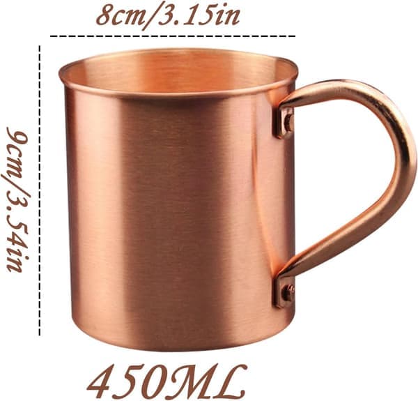 450 ml handgjord drickskopp återanvändbar lämplig för kaffe vin kökspresent