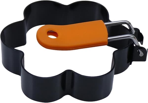 Non-Stick Egg Rings i Rustfritt Stål - Matlagingsringer for Stekepanne, Frokostmuffin, Sandwich og Pannekakemaker, Camping