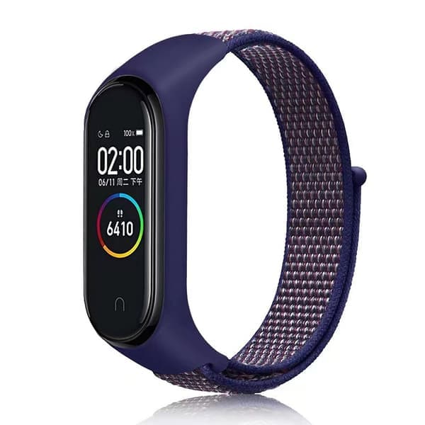 Nylonranneke Xiaomi Band 8/9:lle, sininen