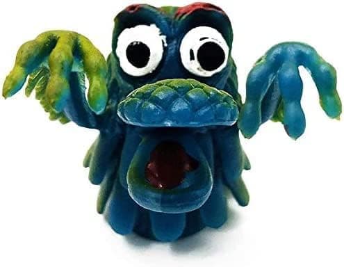 Silikon Monster Fingerdocka 5 delar Tecknad Skrämmande Monsterleksaker 3,3 cm per fingerdocka för barn pojkar och flickor