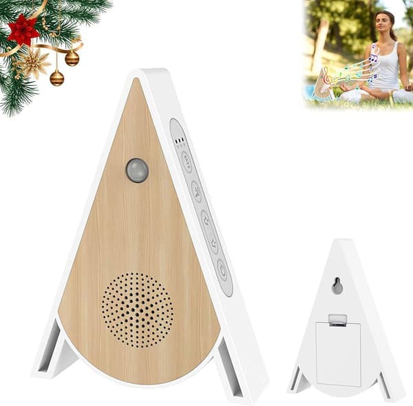 Singing Bird Box, White Noise Nature Sound Box with Motion Sensor, Portable Bird Chirping Box Relaxation Tool with 15/30/60 Minute Timer
