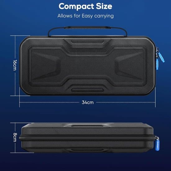 Game Console Protective Case - Handheld Game Console Carrying Case - Protective Hard Shell Portable Case - Travel Case and Full Protection