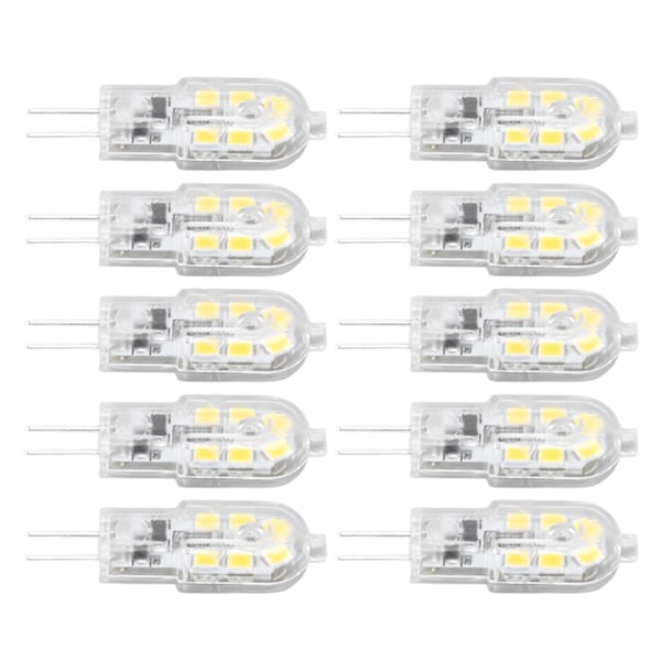10 st G4 LED-lampa Ljusstyrka Dimbar Hög Färgåtergivning
