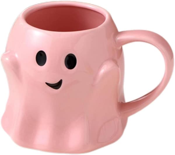 14OZ Ceramic Water Mug Creative Coffee Mug New Ghost Mug Cute 3D Ceramic Coffee Mug