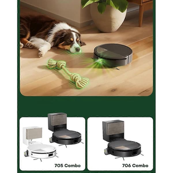 Rullmopp för IRobot Roomba Max 705 Combo/Max 706 Combo Robotdammsugare, Tvättbar Mikrofibermopprulle 2 st