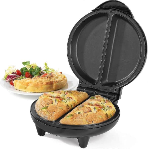 EK2716 Double Omelette Maker Double Egg Cooker with Non-Stick Coating, Deep Electric Multi-Cooker, 2-3 Minute Preheating Better Choice from JJ