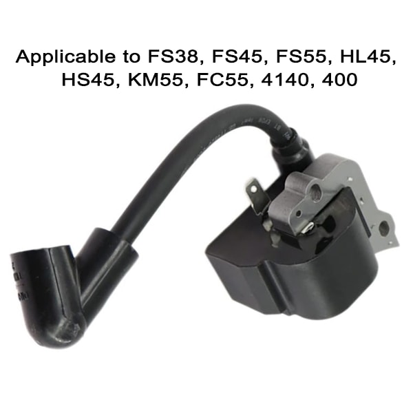 Tändspole med tändstift för Stihl FS38 FS46 FS45 FS55 FC55 FC55Z FC55-DZ HL45 HL45Z HL45-DZ HS45 HS45Z KM55 KM55RZ KM55C KM55R eftermarknad 4140