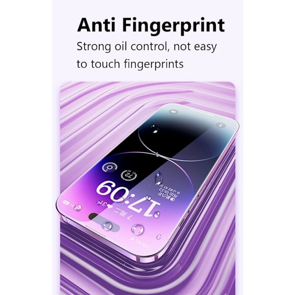 3-pack Härdat glas iPhone 16 Pro - Skärmskydd Transparent iPhone 16 Pro