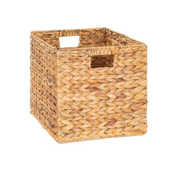 12-pack vattenhyacint förvaringskub för sovrumsorganisation 30x30cm {KDO}