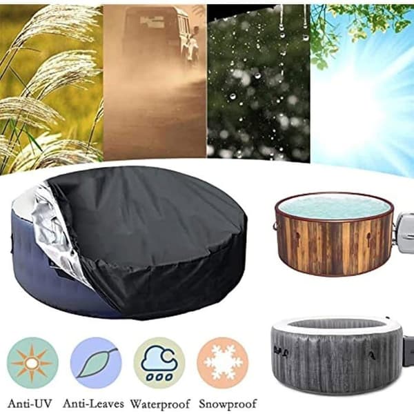 Protective Cover - Round - Waterproof - UV Resistant - 210D Oxford Fabric