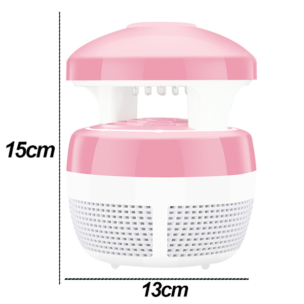 Mini inomhus myggdödare med USB-strömsladd, skrivbord liten tyst inandningsmyggdödare