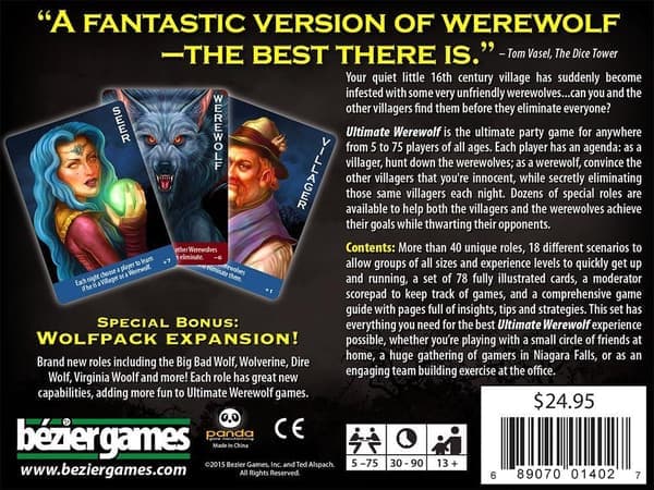 Bezier Games Ultimate Werewolf Deluxe