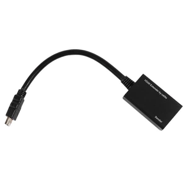 HDMI over RJ45 CAT5e CAT6 UTP LAN Ethernet Extender Repeater 1080P 3D opptil 30m