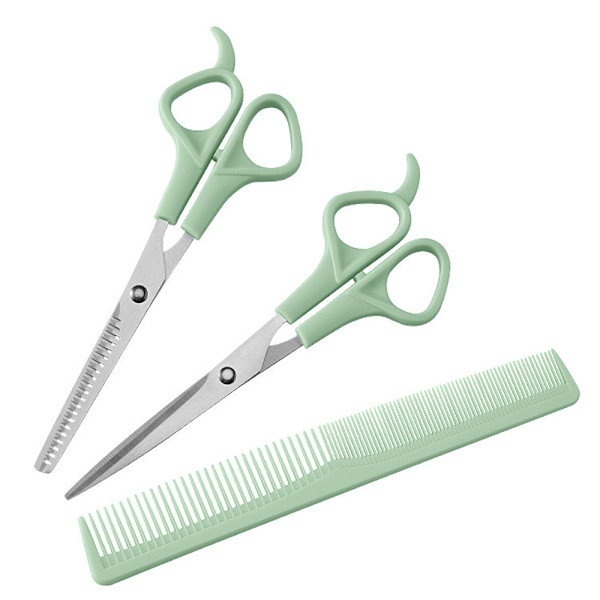 Hårklippningssaxar saxar kit, frisörsaxar set för män kvinnor husdjur hem salong frisör klippning kit