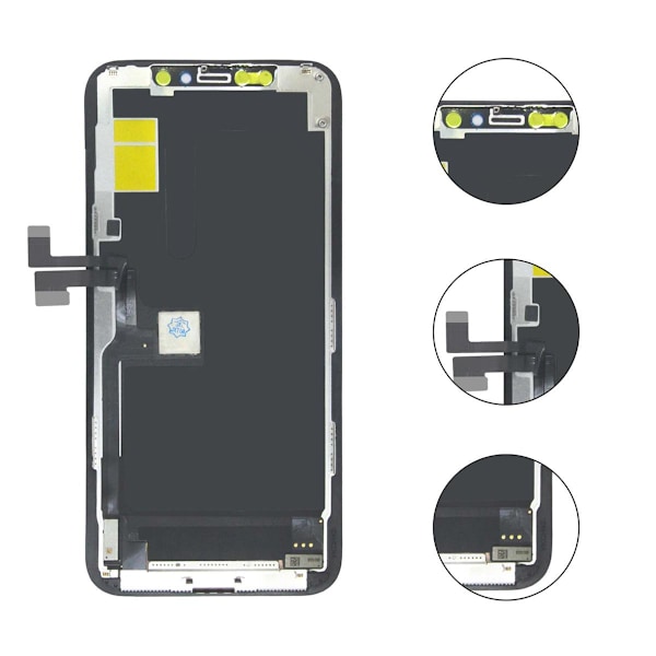 iPhone 11 Pro In-Cell LCD Skärm - Svart Svart