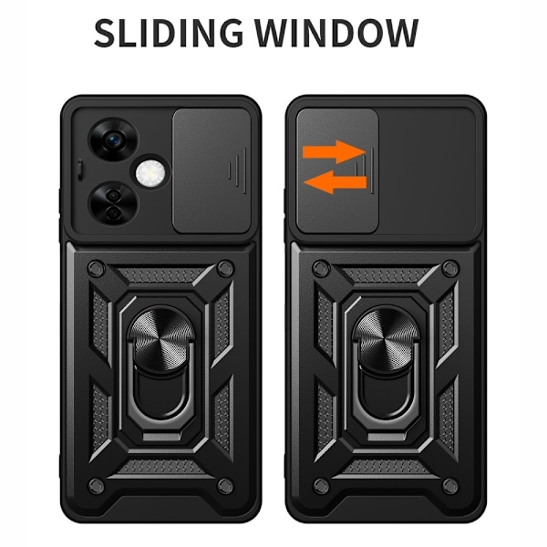 OnePlus Nord CE 3 Lite 5G Skal CamShield Ring Svart