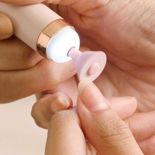 Elektrisk Nagelfil - Elfil - 5 Bitsar rosa