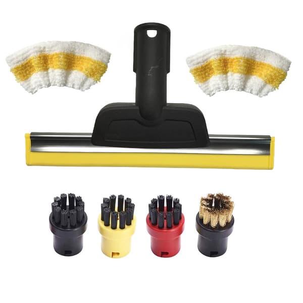 Til Karcher Easyfix Sc2-sc5 damprenser med rund gulvbørste, vinduesdyse og skraber