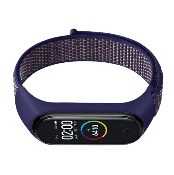 Nylonranneke Xiaomi Band 8/9:lle, sininen