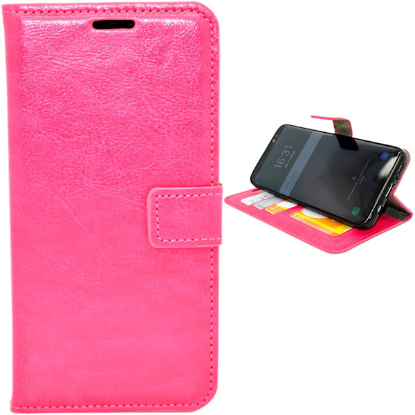 Skydda din Samsung Galaxy A10 - Läderfodral! Rosa Rosa