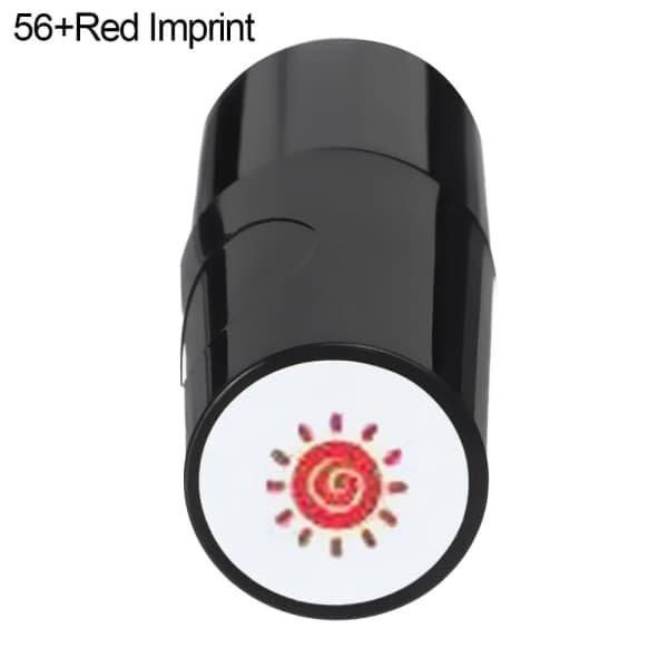 Golfbollsstämpel Golfstämpelmarkör 56 RÖTT AVTRYCK 56 RÖTT 56 Rött Avtryck