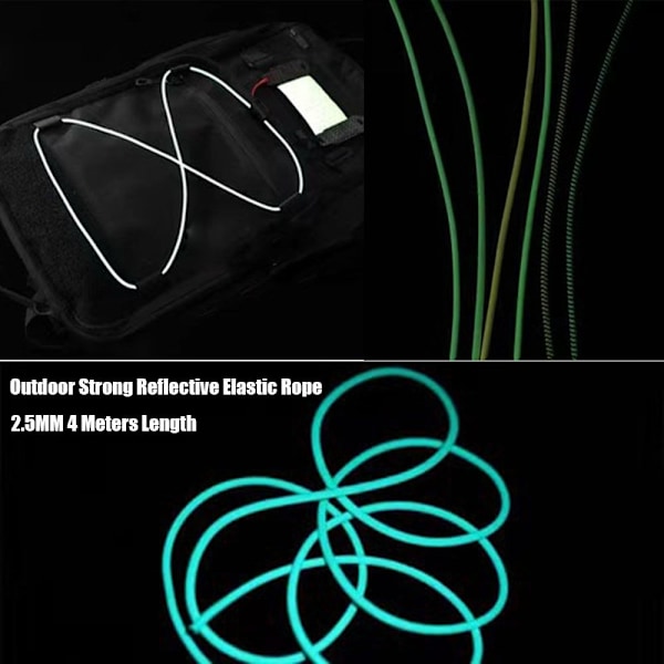 Starkt elastiskt rep Elastiskt rep gummiband 3 3 3 3