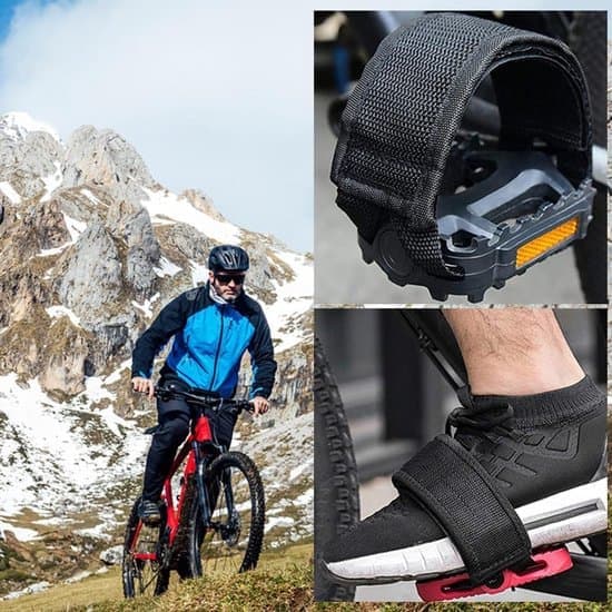 Pedalstropper – Cykelstropper – Pedalstropper til motionscykler – Cykelpedalstropper, til skridsikre cykelpedaler – Sorte cykelpedalstropper