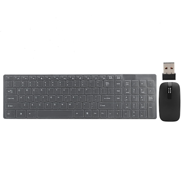 Trådlöst mus- och tangentbordset 10 m fjärranslutning Smart Sleep Fingerboardand Mouse Combo för IOS/Windows/Android