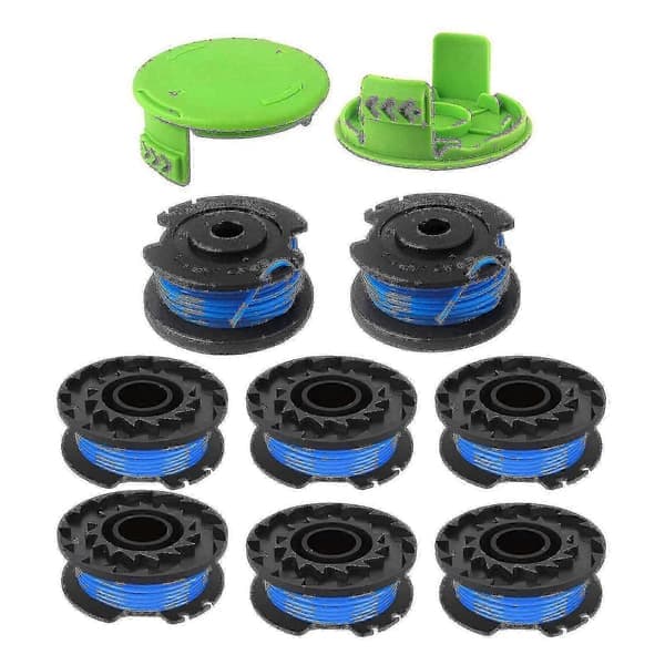 Trådspolekit för Greenworks 24v 40v 80v (8 spolar, 2 lock)