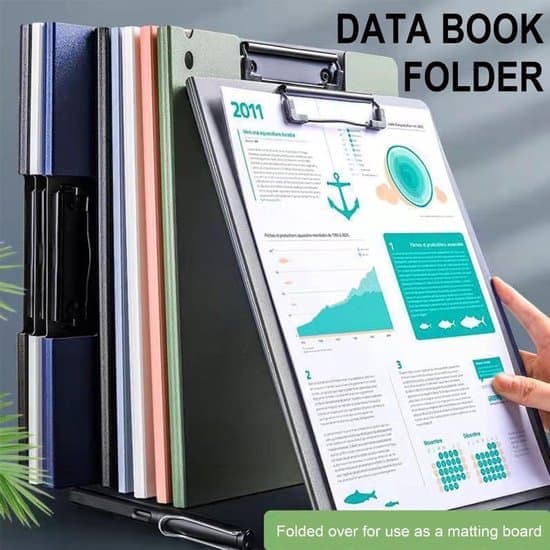 Clipboard A4-Clipboard A4 with cover-Clipboard A4-Standard size clipboard folder - equipped with double clipboard holder for office documents