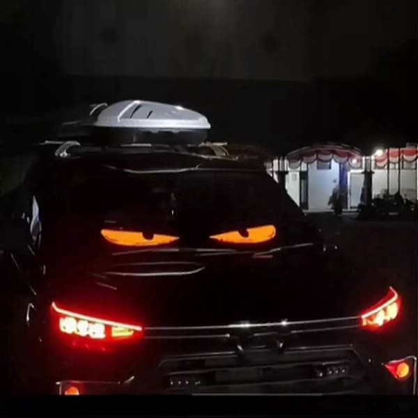 LED Devil Eyes Bilbelysning för Lastbilsanpassning 70x173mm Universell Passform