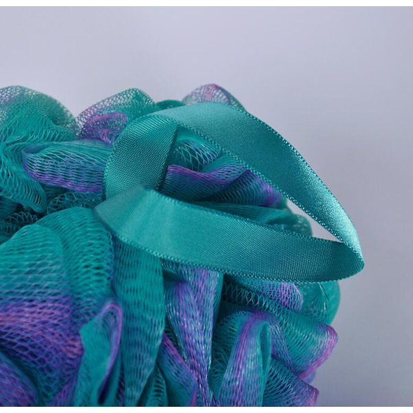 Duschbadsvamp Dusch Loofahs Bollar 75g/PCS för Kroppstvätt Badrum Män Kvinnor- Set med 4 Blomfärgssvampar$Badsvamp Dusch Loofahs ,75g Mesh