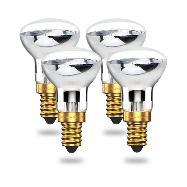 Lava Lamp 25W E14 R39 Warm White Reflector Bulb SES Small Edison Screw Incandescent Spotlight (4-pack)