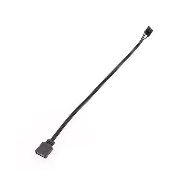 För 4pin Rgb - Standard Argb 3-pin 5v -sovitinliitin Rgb-kaapeli 25cm Black