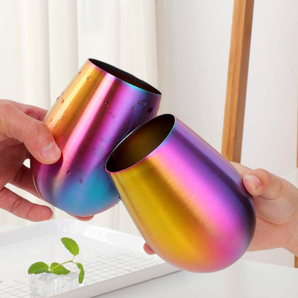 Rostfritt Stålglas för Vin Utomhus Bärbar