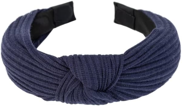 Blomsterpannebånd for kvinner og jenter med elastisk knute hårpynt (6 farger)