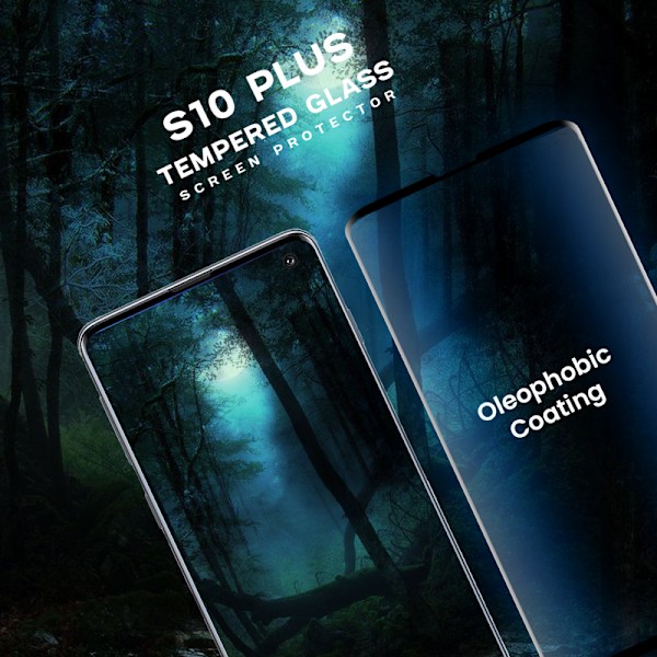 Samsung Galaxy S10 Plus - Härdat glas 9H - Super kvalitet 3D