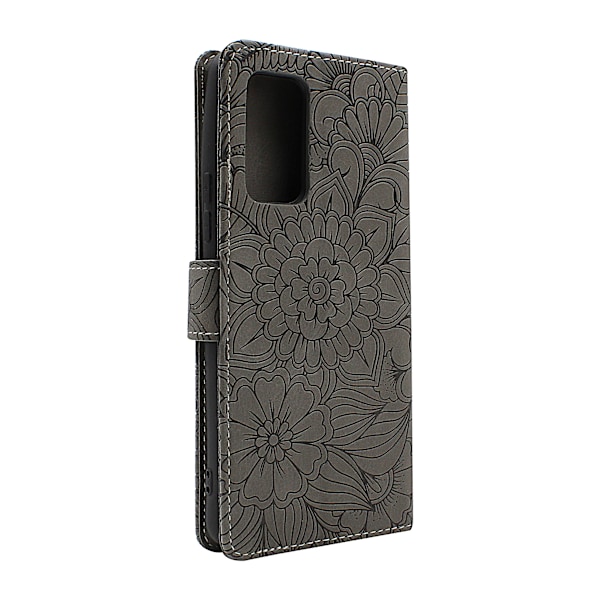 Flower Standcase Wallet Samsung Galaxy A53 5G (A536B) Grå Grå