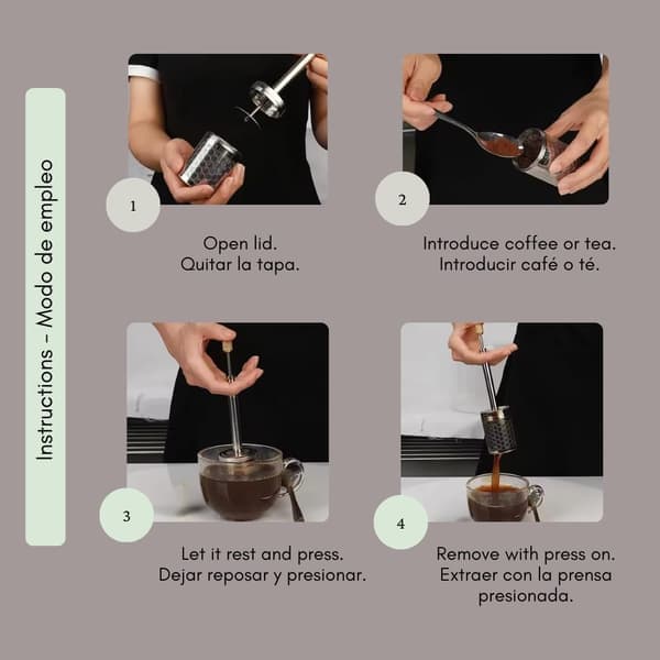 Teinfuser tefilter kaffefilter rostfritt stål tekanna bärbar