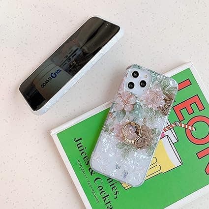 Kompatibel med iPhone 11Pro cover (5,8 tommer), med søde blomster