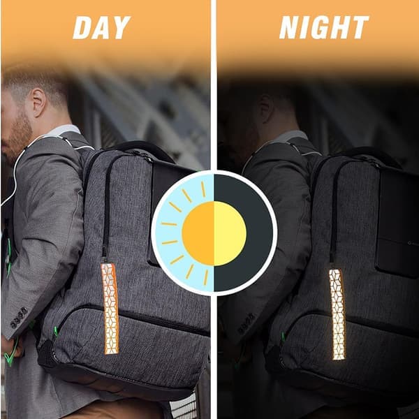 Reflective pendants, reflectors compatible with school bag, backpack, running, reflective keychain compatible with school bag, backpack (6pcs) 6pcs