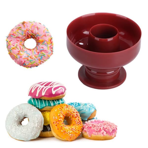 Bageform - XVX - 5 doughnut-/brødforme - Køkkenredskab - Praktisk sæt - Nem at bruge