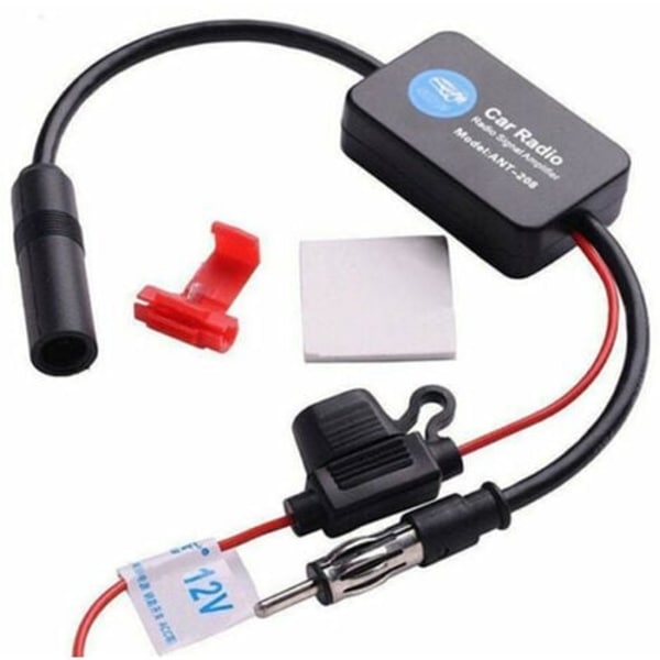 Bilradio FM AM Radio Stereo Signalantenn Förstärkare Booster 12V