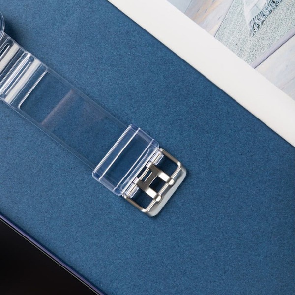 Stropplyssett silikonbånd armbånd armbåndetui for klokke 3 42mm / klokke 2 42mm blå