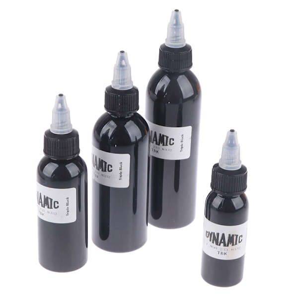30/60/90/120 ml svart set Pigmentflaska Permanent Makeup 60ML 60ML 60ML