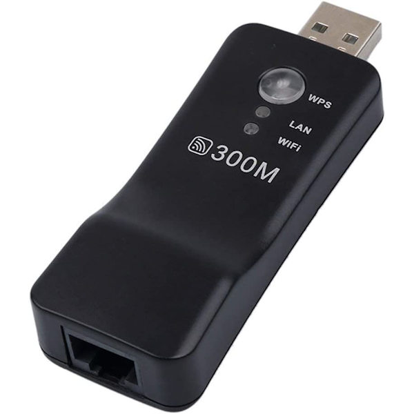 Trådlös USB-adapter för snabb 300 mbit/s dualband HDTV för Uwa-br100