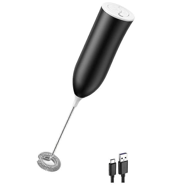 Mælkeskummer, USB genopladelig elektrisk mælkeskummer manuel praktisk mælkeskummer til kaffe