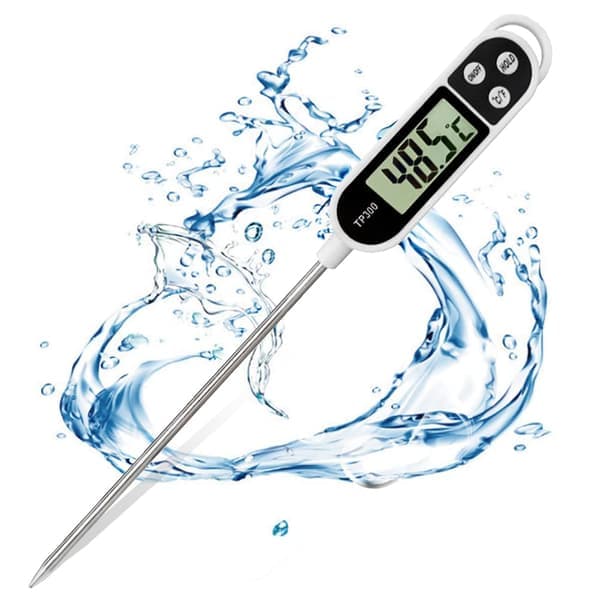 Kökstermometertillbehör termometer, termometersond termometer grilltermometer 5 sekunder LCD-display termometer för bakverk BBQ kött