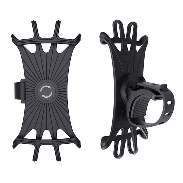 Universal mobilholder til cykelstyr, sort black
