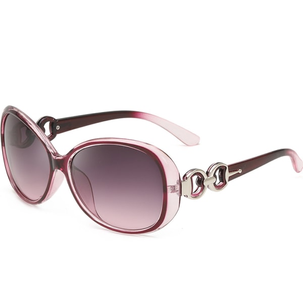 Polariserade solglasögon för kvinnor Mode damer Solglasögon Stor båge Trendiga Snygga solglasögon UV-skydd Stil 1